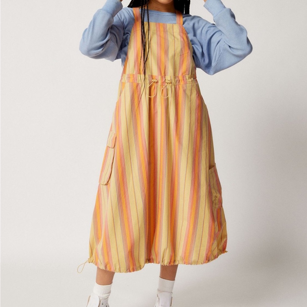 BDG Multicolor Striped Midi Dress